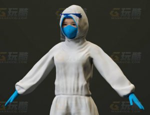 玩酷CG网—消毒员C4D模型