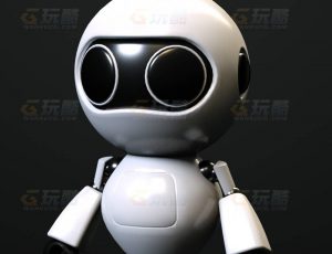 玩酷CG网—小机器人C4D模型