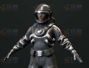 玩酷CG网—宇宙太空人C4D模型