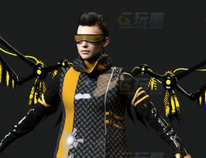 玩酷CG网—战翼铠甲C4D模型