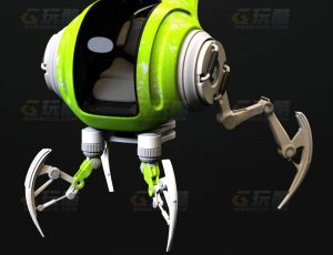 玩酷CG网—蜘蛛球C4D模型