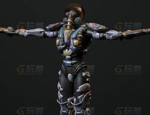 玩酷CG网—装甲人2C4D模型