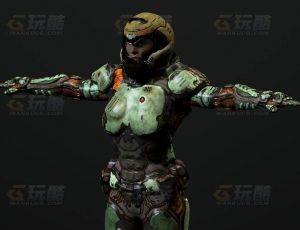 玩酷CG网—装甲人3C4D模型