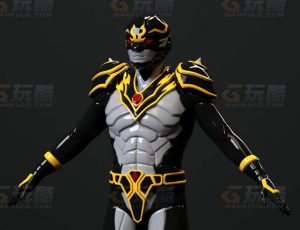 玩酷CG网—装甲人5C4D模型