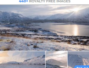 玩酷CG网—40组积雪覆盖山脉河流冬季雪景高清参考图片合集