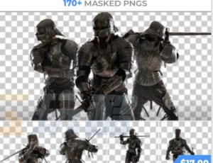 玩酷CG网—179组佩剑铠甲骑士战斗过程高清参考图片合集