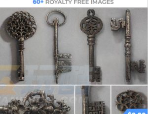 玩酷CG网—63组中世纪古代金属钥匙高清参考图片合集