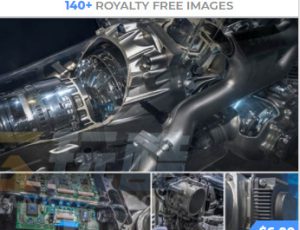 玩酷CG网—146组混合动力发动机复杂细节高清参考图片合集