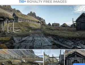 玩酷CG网—111组古老北欧维京村庄建筑高清参考图片合集