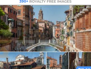 玩酷CG网—400组威尼斯水城街道桥梁建筑风光高清参考图片合集