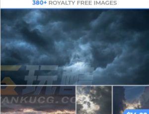 玩酷CG网—388组阴暗昏沉云雾暴风雨天空高清参考图片合集