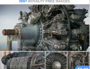 玩酷CG网—107组飞机发动机机械相关高清参考图片合集