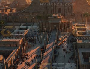 玩酷CG网—埃及金字塔模型