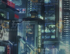 玩酷CG网—科幻上海未来巨型城市模型