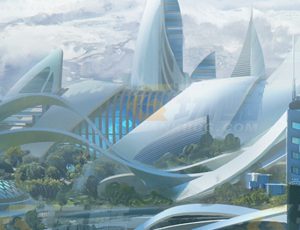玩酷CG网—未来科幻城市场景模型