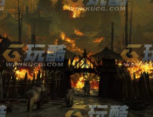 玩酷CG网—野蛮部落场景模型
