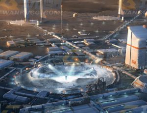 玩酷CG网—宇宙星球殖民地场景模型