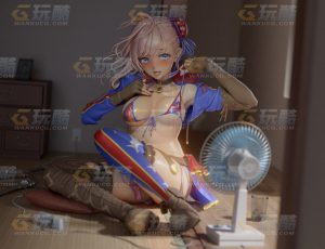 玩酷CG网—宫本武藏Blender模型