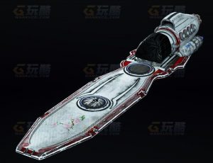 玩酷CG网—赛博飞行滑板C4D模型