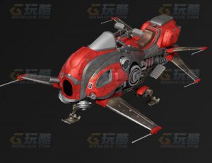 玩酷CG网—超级赛博飞摩Blender模型