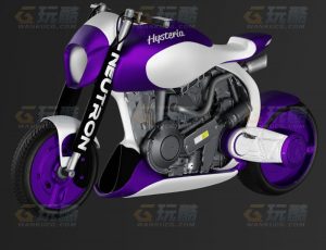 玩酷CG网—酷炫机车摩托Blender模型