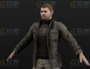 玩酷CG网—生化危机克里斯Blender模型