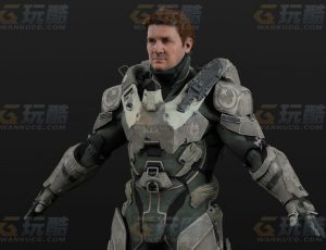 玩酷CG网—星际穿越装甲人Blender模型