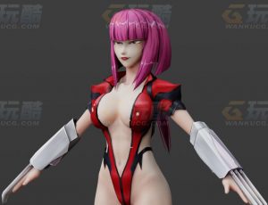 玩酷CG网—今井美月Blender模型