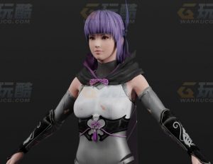 玩酷CG网—忍者龙剑传绫音Blender模型