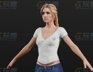 玩酷CG网—杰西卡·阿尔芭Blender模型