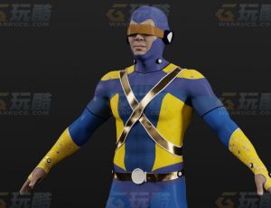 玩酷CG网—科技太空人Blender模型