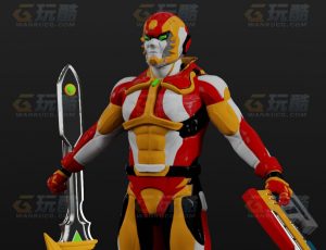 玩酷CG网—神勇超人Blender模型