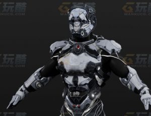 玩酷CG网—超级纳米机器人Blender模型