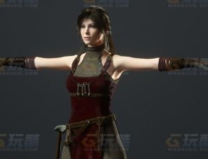 玩酷CG网—古墓丽影劳拉C4D模型