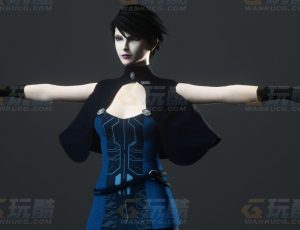 玩酷CG网—猎天使魔女贝优妮塔C4D模型