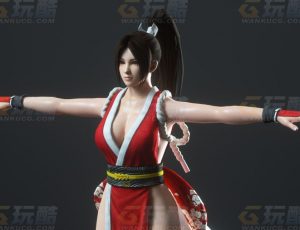 玩酷CG网—拳皇不知火舞C4D模型