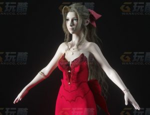 玩酷CG网—最终幻想7艾莉丝C4D模型