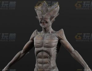 玩酷CG网—地狱怪物男Blender模型