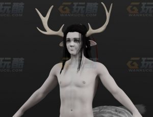 玩酷CG网—人马鹿兽Blender模型