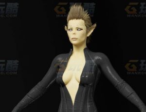 玩酷CG网—外星人Blender模型