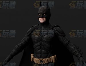 玩酷CG网—蝙蝠侠Blender模型