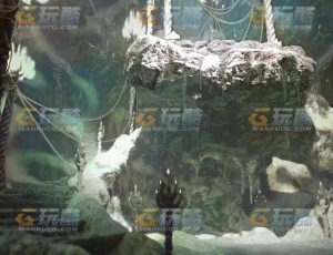 玩酷CG网—魔幻冰雪之洞Blender模型