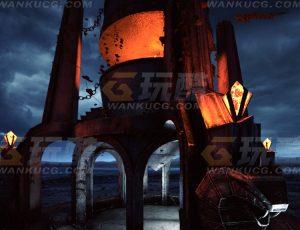 玩酷CG网—邪教祭祀塔Blender模型