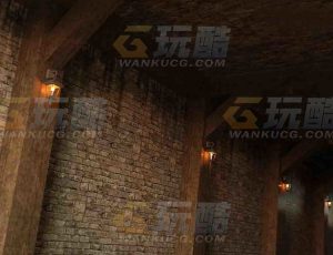 玩酷CG网—中世纪牢房Blender模型