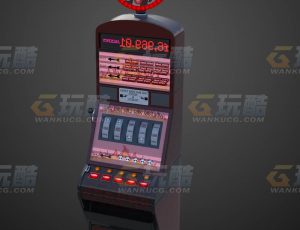 玩酷CG网—老虎机Blender模型