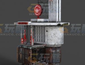 玩酷CG网—天空加油站Blender模型