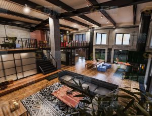 玩酷CG网—高档阁楼Blender模型