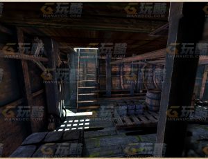 玩酷CG网—甲板地牢Blender模型