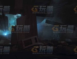 玩酷CG网—地铁崩塌废墟场景Blender模型