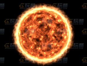 玩酷CG网—太阳Blender模型